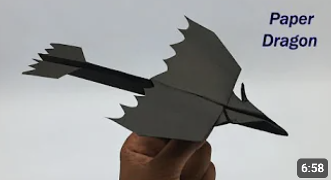 Dragon Paper Airplane