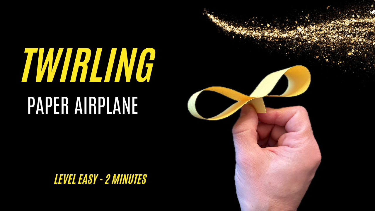 Twirling Wing Paper Airplane – Level Easy